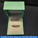 Ring - Wedding Band - White Gold 14k (.585) 2.6 grams Size 8