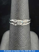 Women's Ring - Solitaire - White Gold 14k (.585) 3.6 grams Size 8