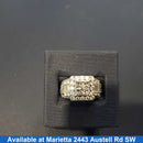 Women's Ring - White Gold 14k (.585) 9.9 grams Size 20