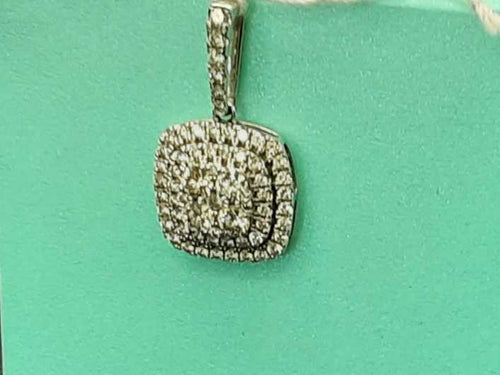 Diamond Pendant - White Gold 10k (.417) 2.3 grams