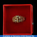 Women's Ring - Yellow Gold 14k (.585) 6 grams Size 8.5