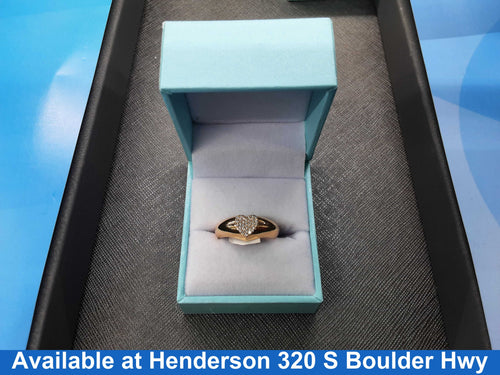 Women's Ring - Yellow Gold 14k (.585) 5.1 grams Size 20