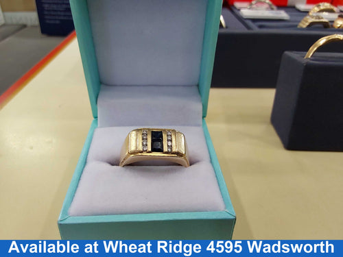 Men's Ring - Yellow Gold 14k (.585) 6.7 grams Size 10