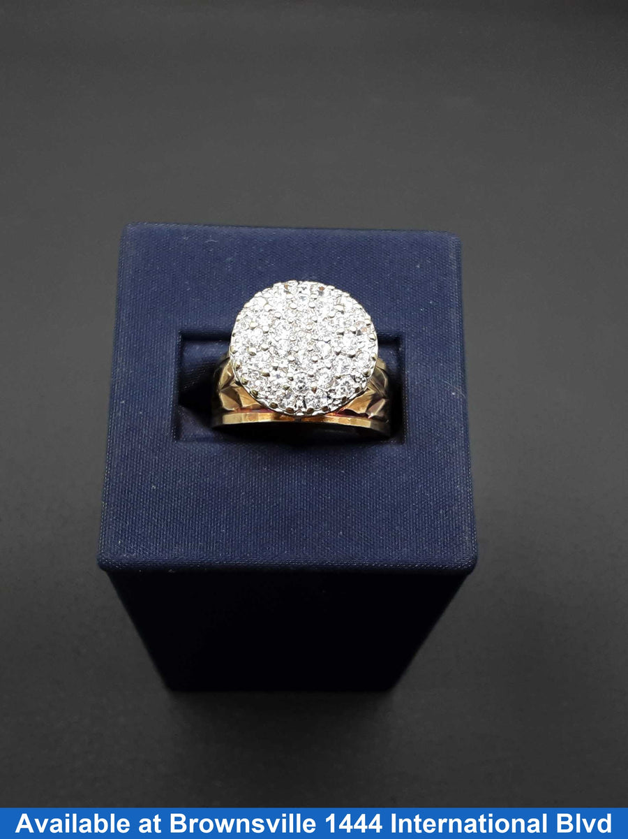 Women's Ring - Yellow Gold 10k (.417) 5.3 grams Size 9