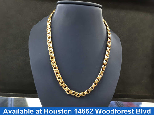 Cuban Link Chain - Yellow Gold 10k (.417) 63.9 grams 24 inch