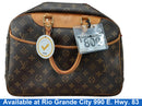 Louis Vuitton Monogram Deauville Brown Purse / Handbag