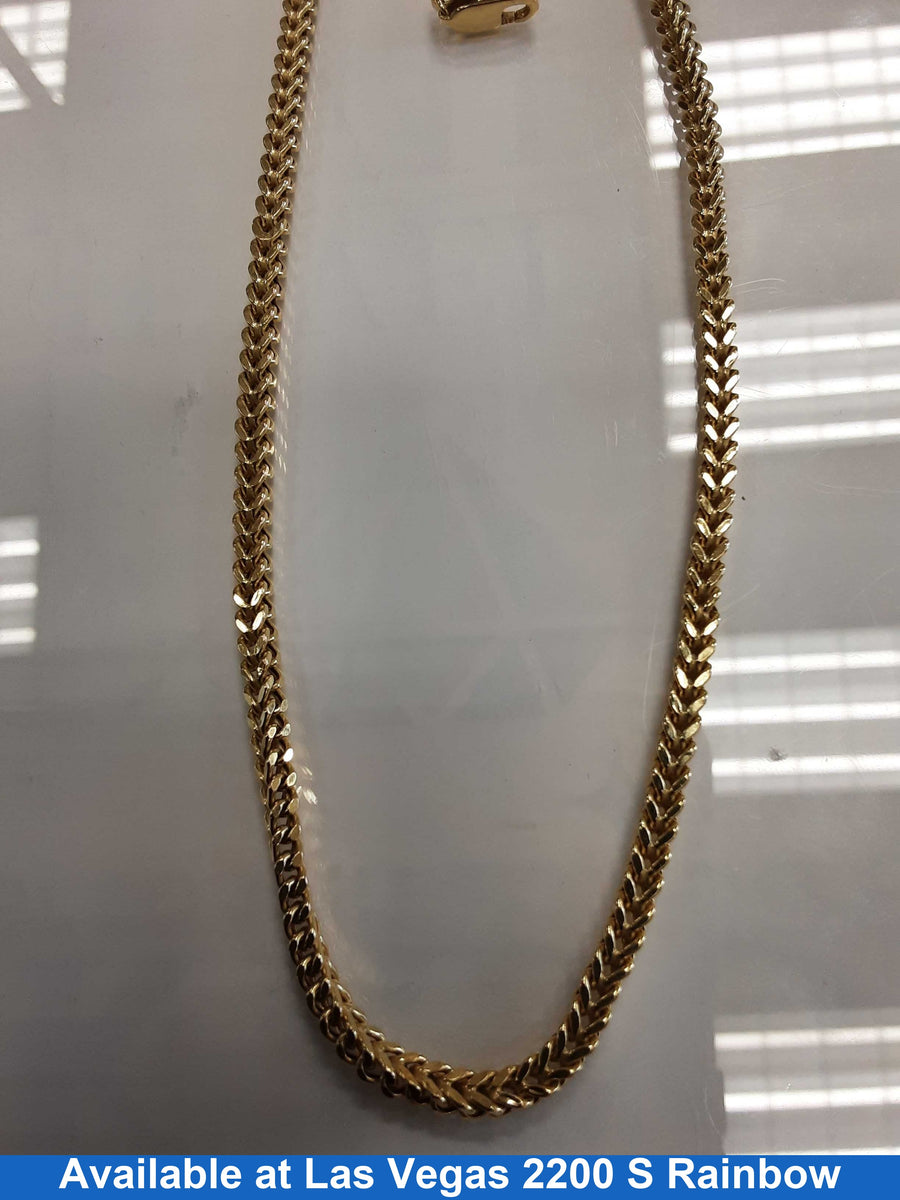 Fox Tail Chain - Yellow Gold 10k (.417) 16.2 grams 24 inch