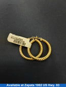 Bangle Earring - Yellow Gold 14k (.585) 6.7 grams