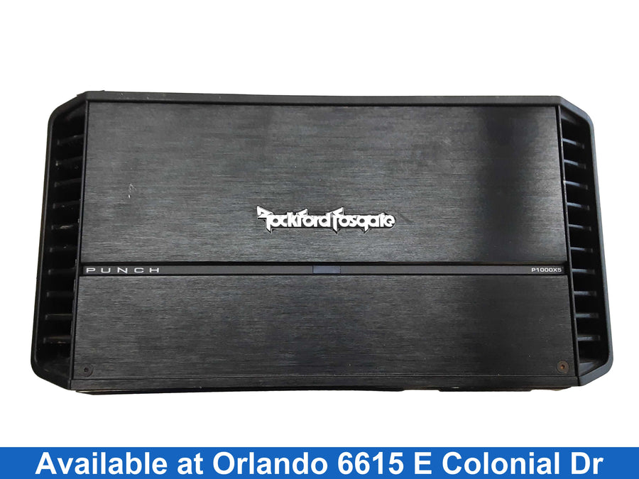 Rockford Fosgate P1000x5 Black Car Audio Amplifier