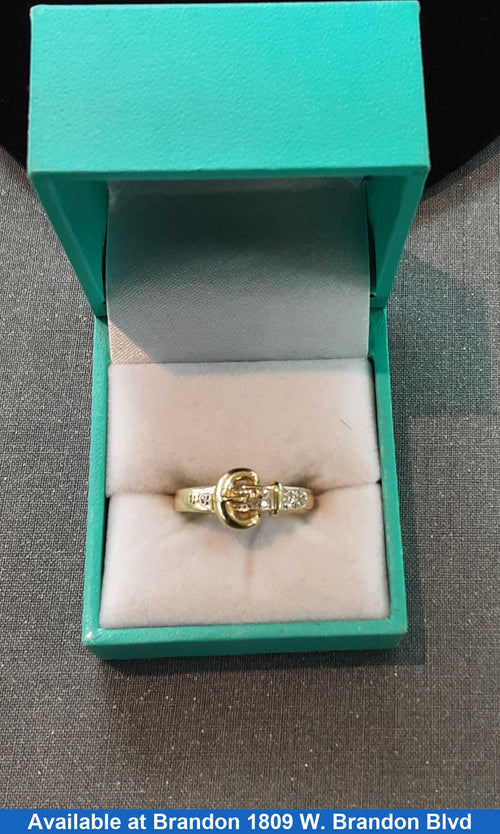 Women's Ring - Yellow Gold 14k (.585) 2.2 grams Size 9