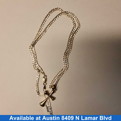 Cuban Link Chain - Tricolor Gold 10k (.417) 5.8 grams 16 inch