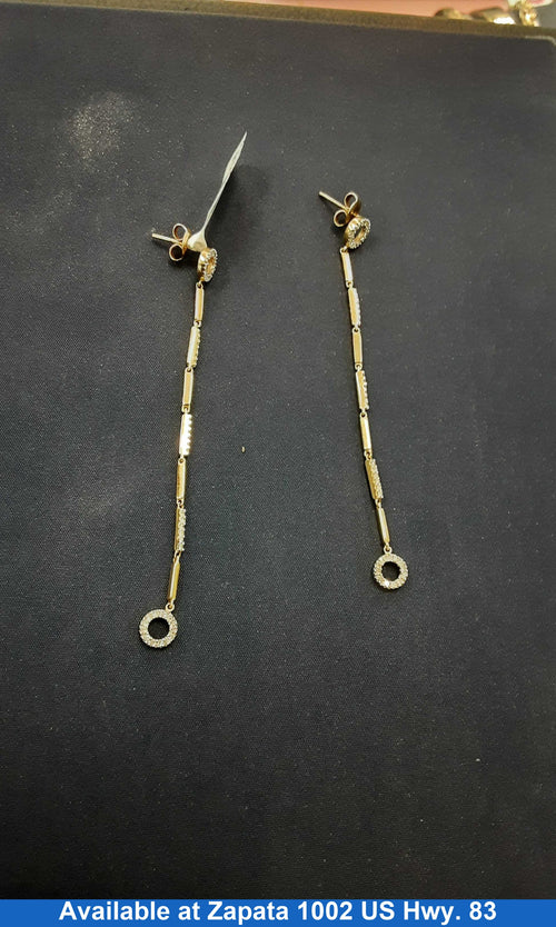 Jacket Earrings - Yellow Gold 14k (.585) 4 grams