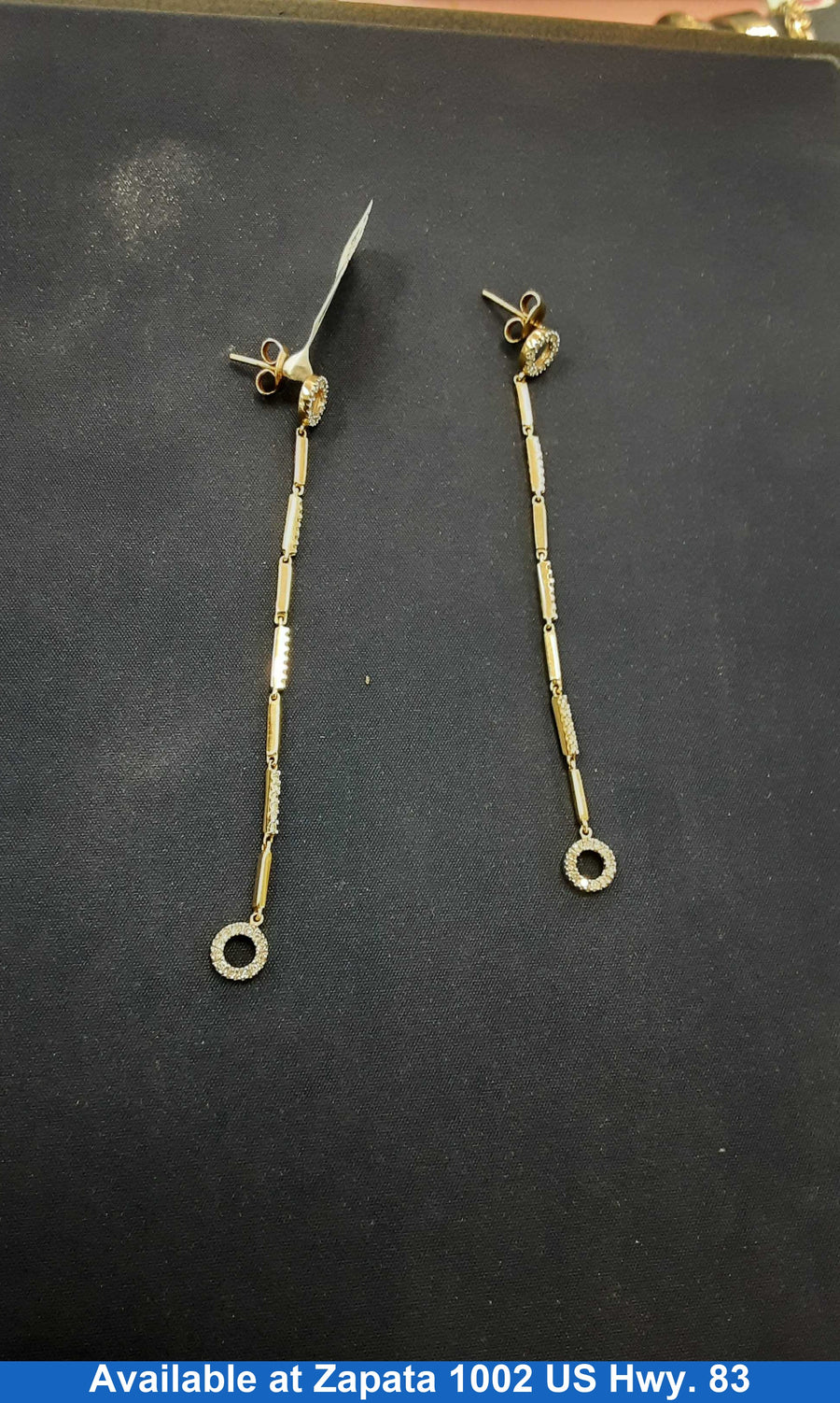 Jacket Earrings - Yellow Gold 14k (.585) 4 grams