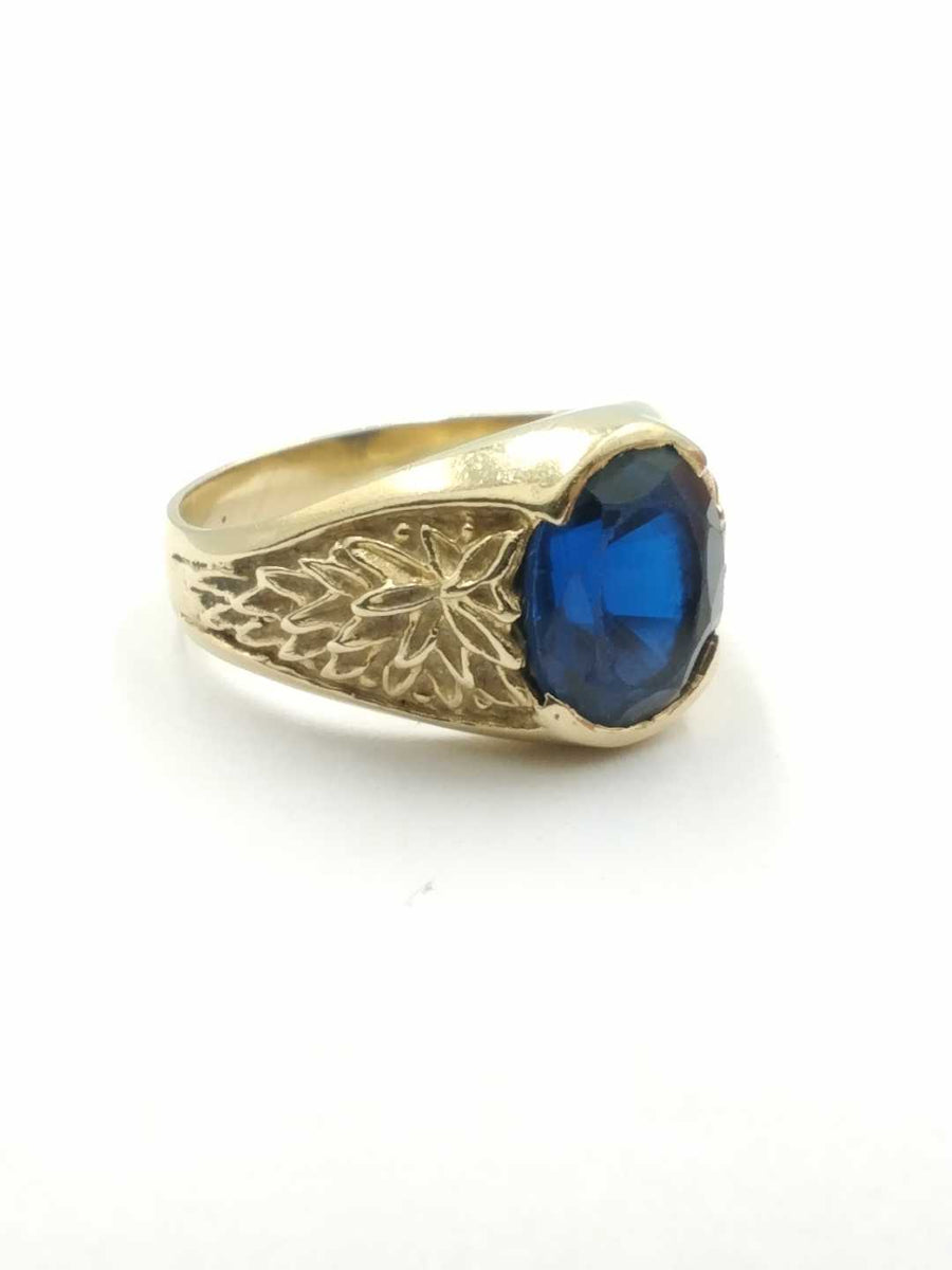 Men's Ring - Yellow Gold 14k (.585) 7.3 grams Size 9.5