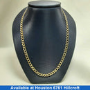Cuban Link Chain - Yellow Gold 14k (.585) 7.6 grams 20 inch