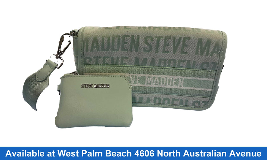 Steve Madden Do333070 Mint Bkam Green Purse / Handbag
