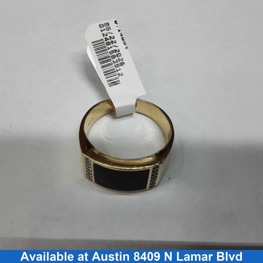 Men's Ring - Yellow Gold 14k (.585) 6.4 grams Size 10