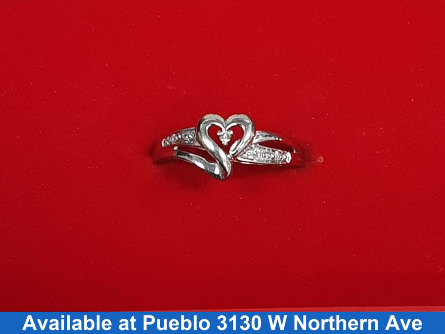 Women's Ring - White Gold 10k (.417) 2 grams Size 10