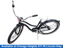 Huffy Cranbrook Black Cruiser Bike