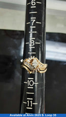 Women's Ring - Yellow Gold 14k (.585) 6 grams Size 10