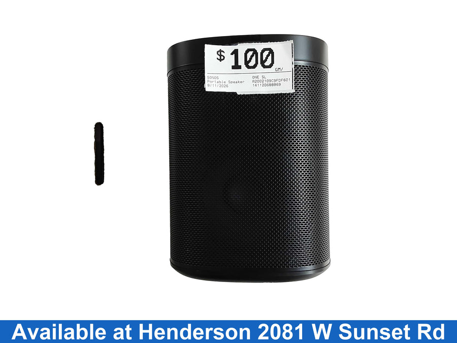 Sonos One Sl Black Portable Speaker