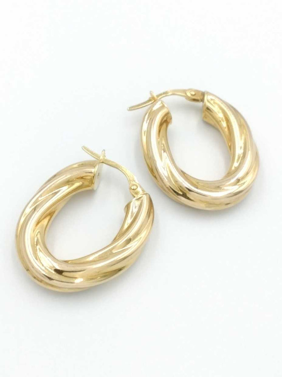 Shrimp Earrings - Yellow Gold 14k (.585) 3.8 grams