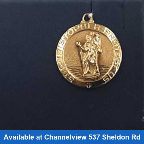 Coin Pendant - Yellow Gold 14k (.585) 4.3 grams