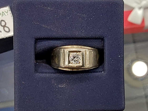 Men's Ring - White Gold 14k (.585) 5 grams Size 5