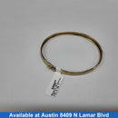 Bangle Bracelet - Yellow Gold 14k (.585) 5.9 grams 5 inch