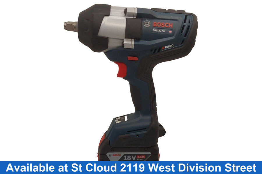 Bosch Gds18v-740 Blue Cordless Impact Drill