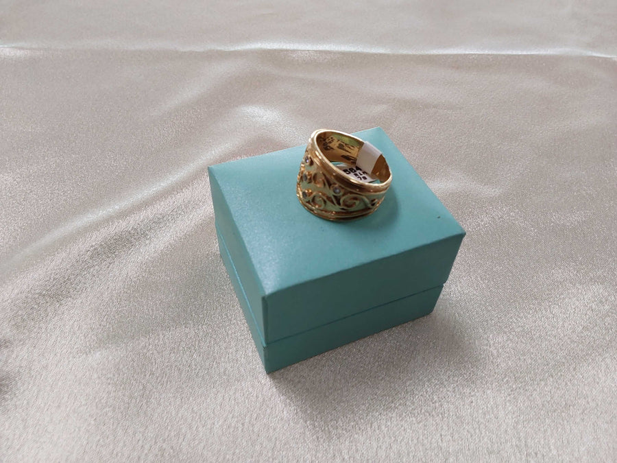 Women's Ring - Yellow Gold 14k (.585) 10.7 Grams Size 9
