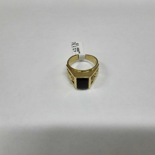Men's Ring - Yellow Gold 14k (.585) 9.7 grams Size 7.5
