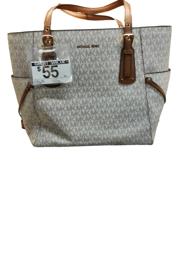 Michael Kors Ac-2107 Beige / Tan Purse / Handbag