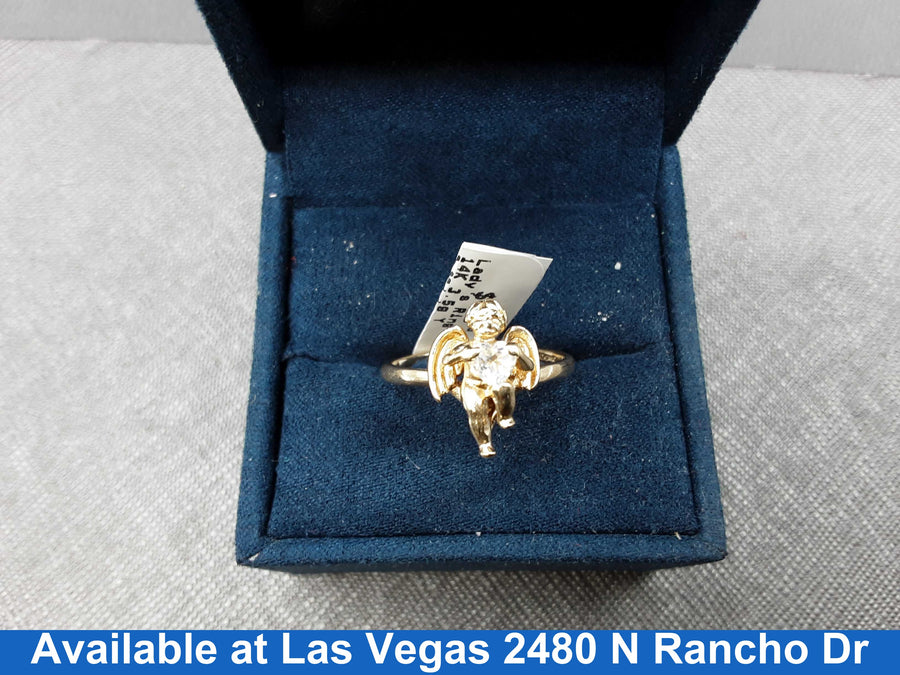 Women's Ring - Yellow Gold 14k (.585) 3.5 grams Size 8.5