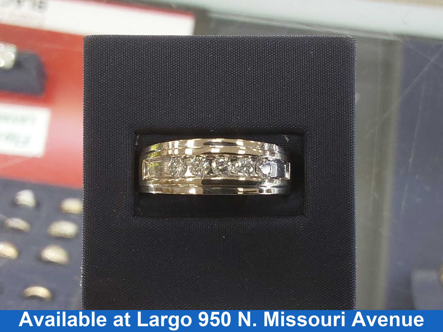 Ring - Wedding Band - White Gold 10k (.417) 4.6 grams Size 10