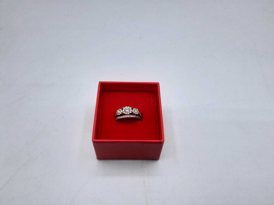 Ring - Engagement Set - Rose Gold 14k (.585) 4.7 grams Size 6