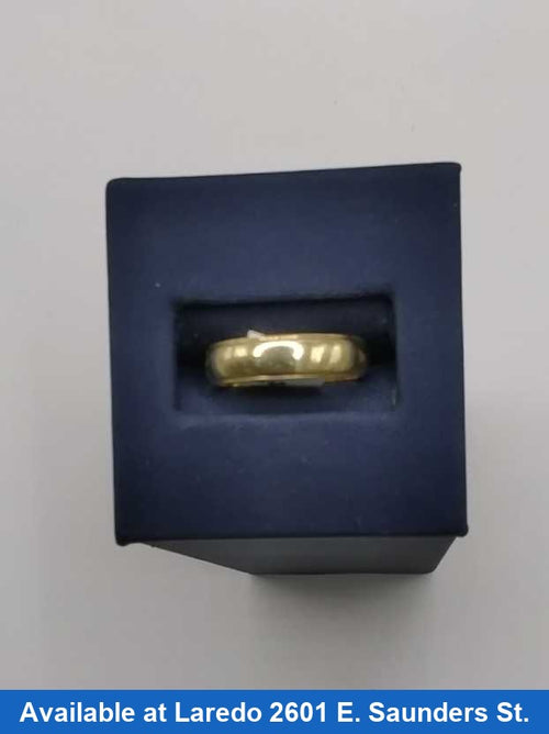 Ring - Wedding Band - Yellow Gold 14k (.585) 4.3 grams Size 6