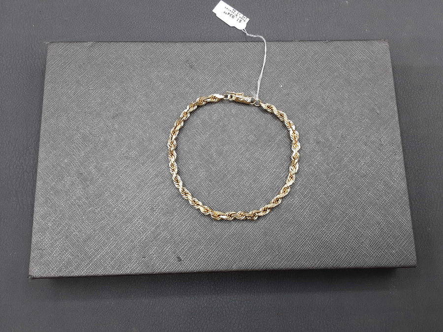 Rope Bracelet - Yellow Gold 14k (.585) 13.6 grams 10 inch