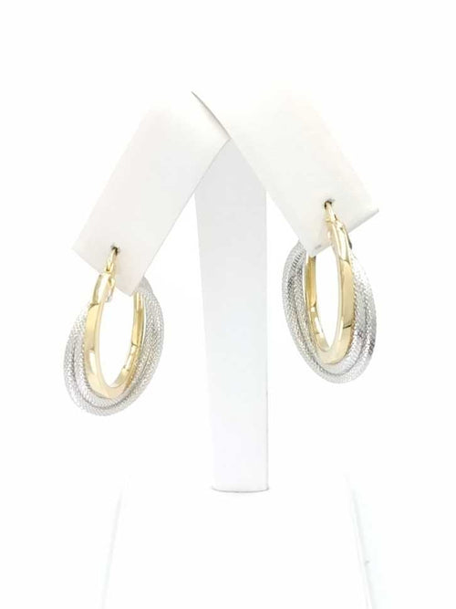 Hoop Earrings - Yellow Gold 14k (.585) 3.4 grams