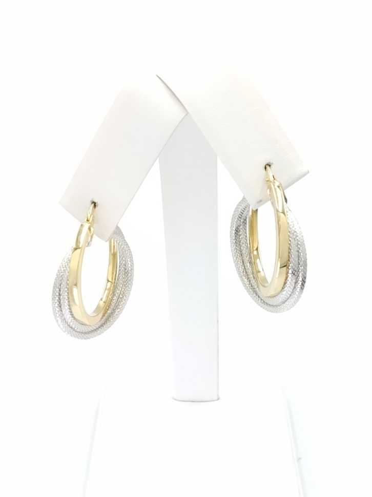 Hoop Earrings - Yellow Gold 14k (.585) 3.4 grams