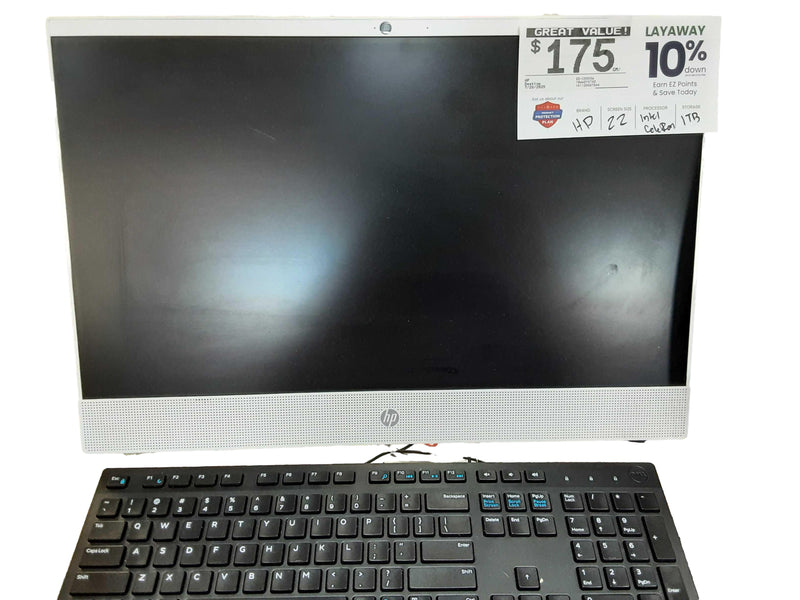 Hp 22-c0063w Intel Celeron 4 Gb 1 Tb White Desktop