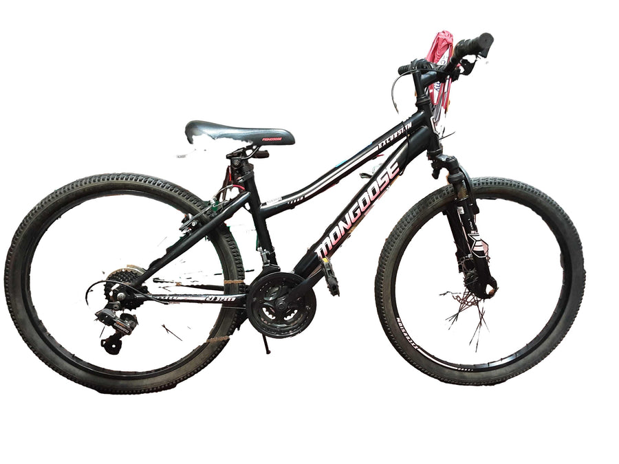 Mongoose Excursion Black Mountain Bike