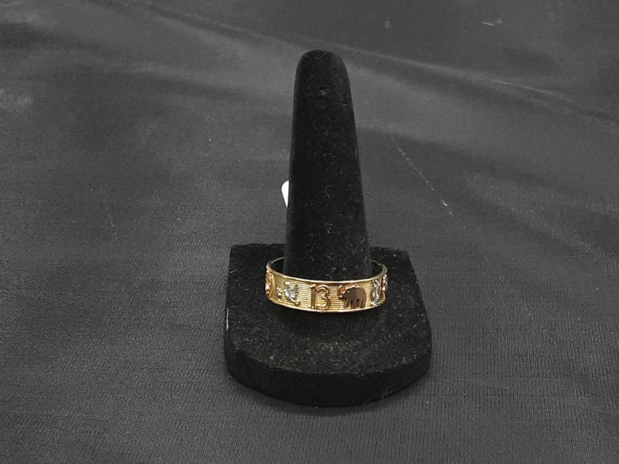 Men's Ring - Yellow Gold 14k (.585) 4.1 grams Size 13