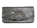 Chanel Grained Calfskin Black Purse / Handbag
