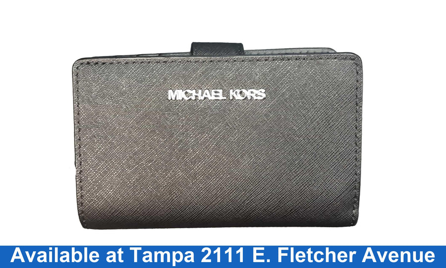 Michael Kors Crossgrain Black Wallet