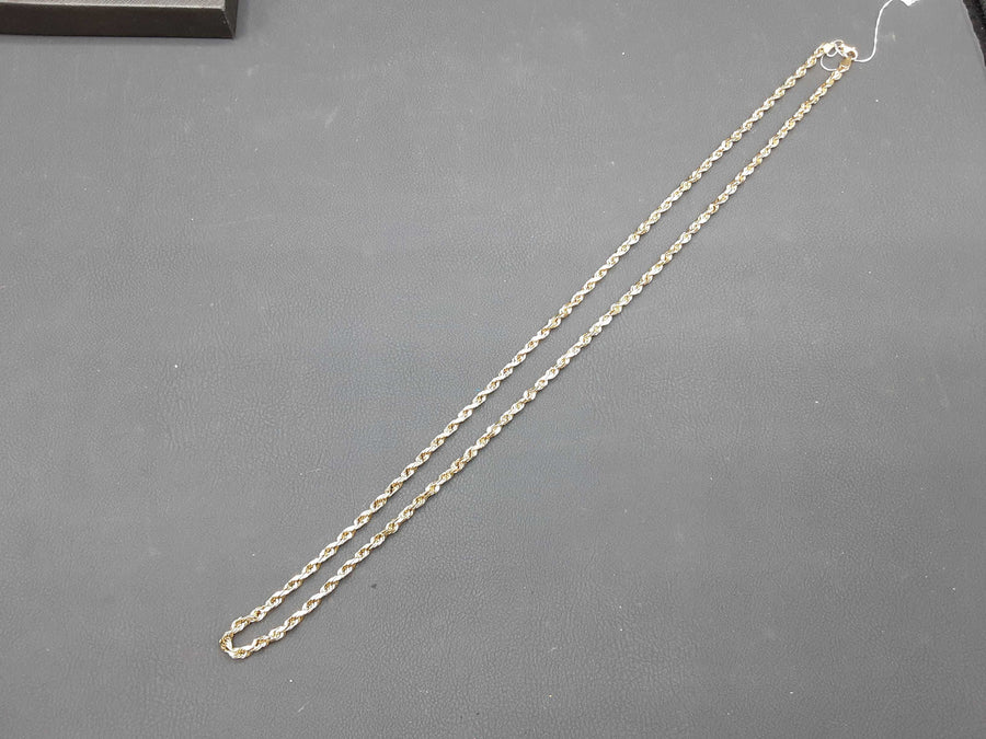Rope Chain - Yellow Gold 10k (.417) 43.3 grams 27 inch
