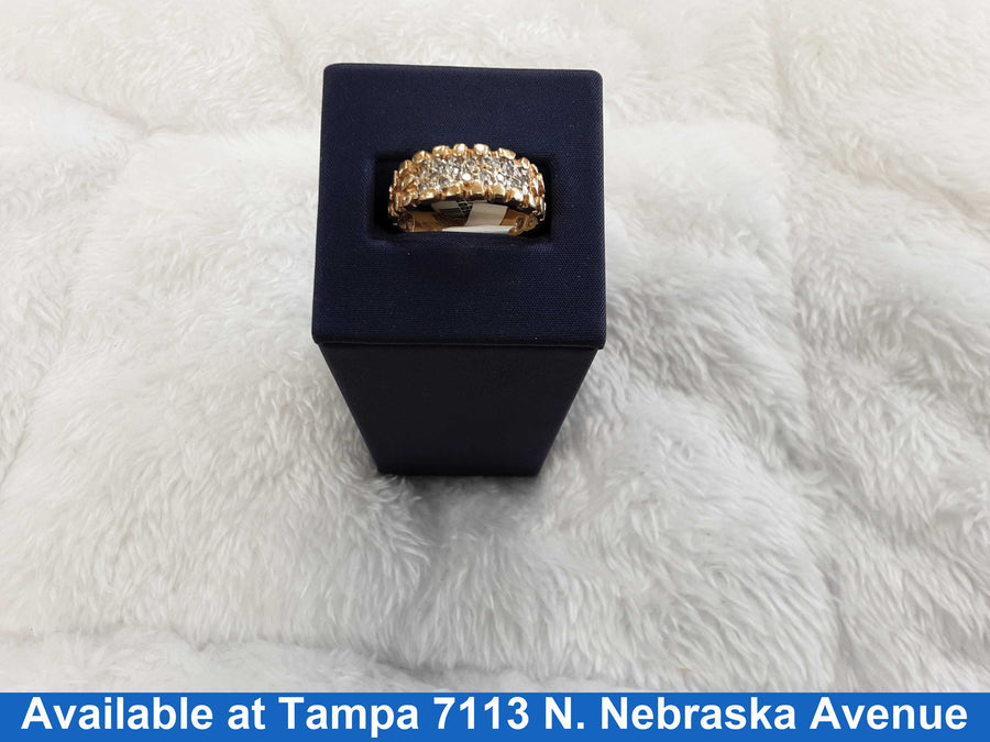 Men's Ring - Yellow Gold 14k (.585) 4.2 grams Size 9