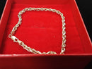 Rope Bracelet - Yellow Gold 10k (.417) 3 grams 8 inch