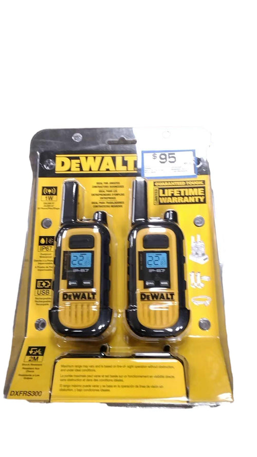 Dewalt Dxfrs300 Yellow Walkie Talkie