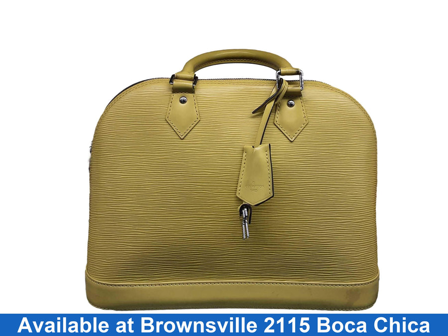 Louis Vuitton Sd0134 Yellow Purse / Handbag